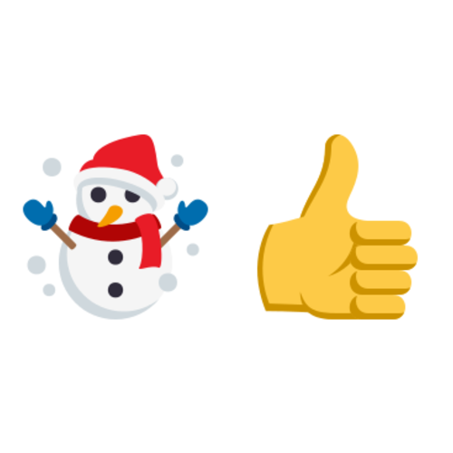 ☃👍 Emoji Domain EmojiOne rendering